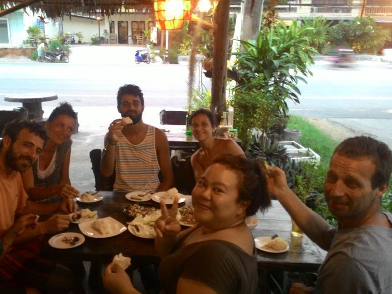 Green Leaf Guesthouse Krabi town Exterior foto