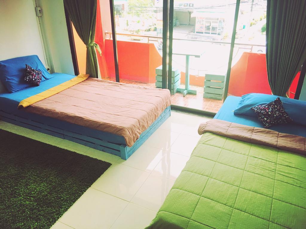Green Leaf Guesthouse Krabi town Exterior foto