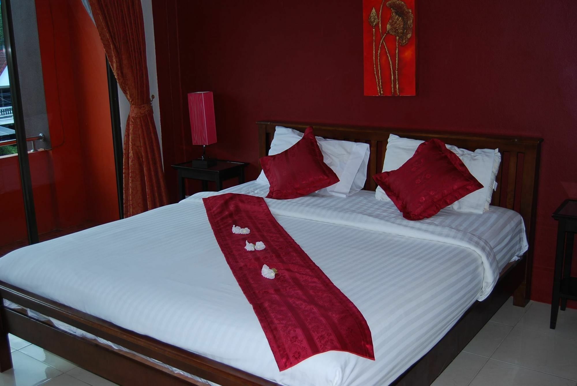 Green Leaf Guesthouse Krabi town Exterior foto